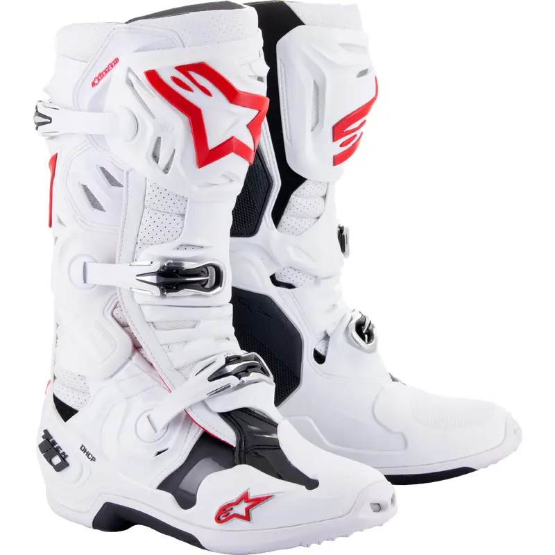 Tech 10 Supervented Boots White/Bright Red Sz 10