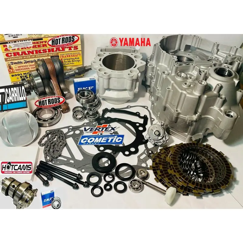13+ Raptor 700 Big Bore Stroker Crank Cases Complete 815cc Rebuild Stage 3 Cam