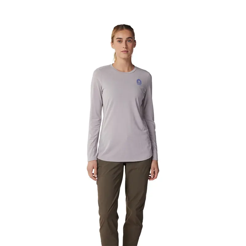 FOX WOMENS RANGER DR LS JERSEY [GREY/LIGHT GREY]