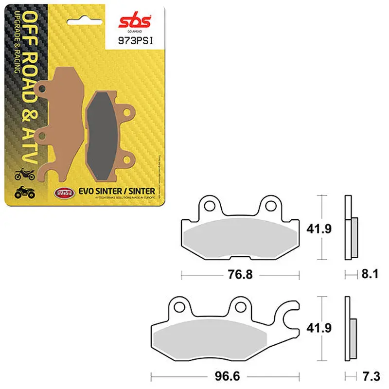 SBS ATV/UTV EVO SINTER BRAKE PAD (6450973108)