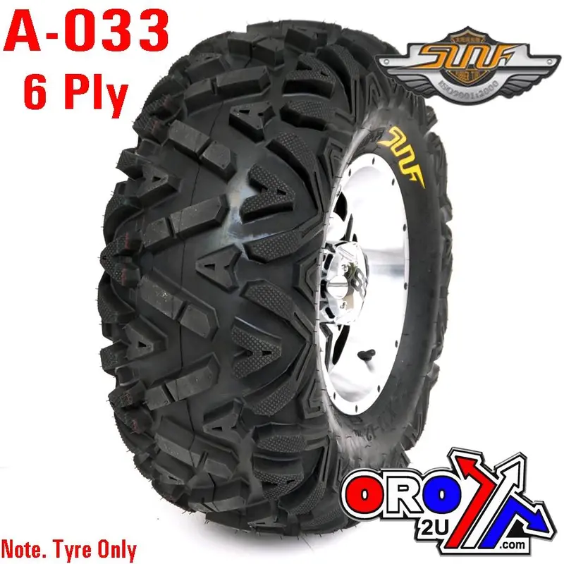 27x12.00x12 SUNF A-033 TYRE, 6 PLY QUAD ATV