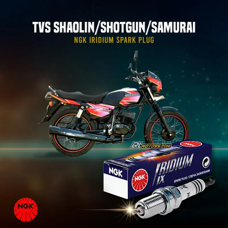 TVS Shaolin/Shotgun/Samurai Iridium spark plug