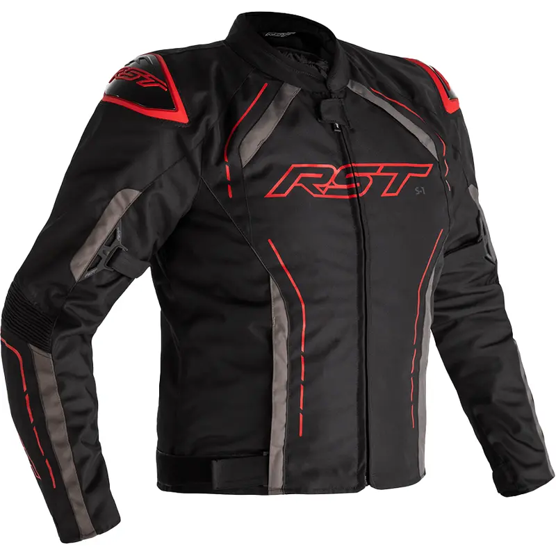 RST S1 Ce Jacket Black/Grey/Red Textile Sm