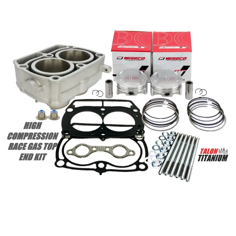 RZR Sportsman 800 Cylinder Hi Comp Pistons Race Gas Top End Rebuild Assembly Kit