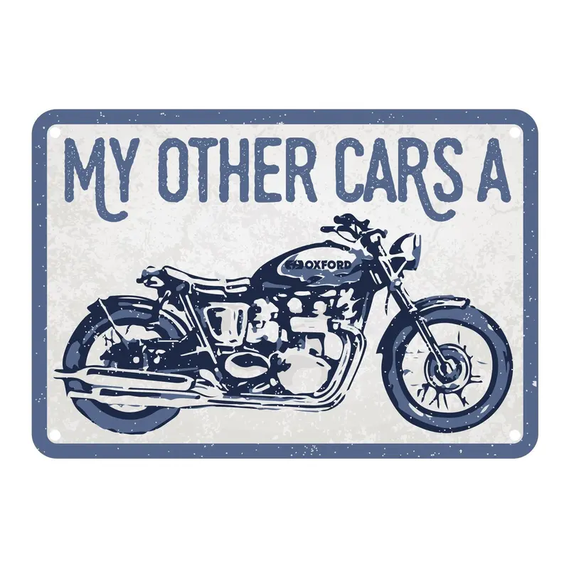 Oxford Garage Metal Sign: "My Other Cars A"