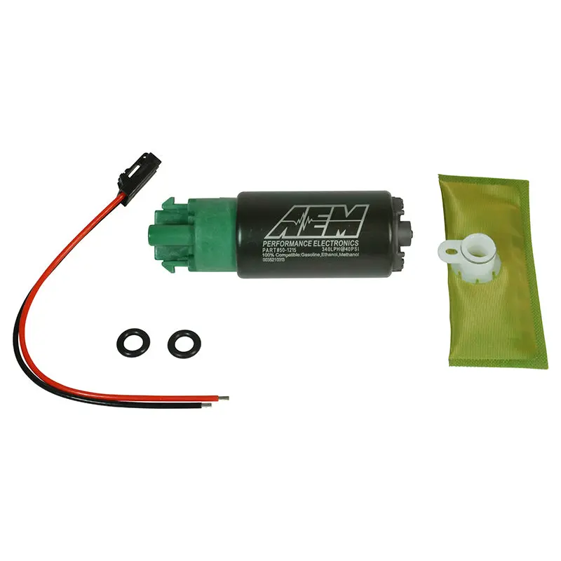AEM 340LPH 65mm Fuel Pump Kit w/ Mounting Hooks - Ethanol Compatible