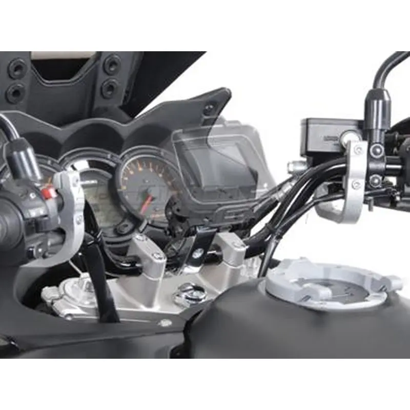 SW MOTECH GPS HANDLEBAR MOUNT 25.40 MM SILVER POLISHED