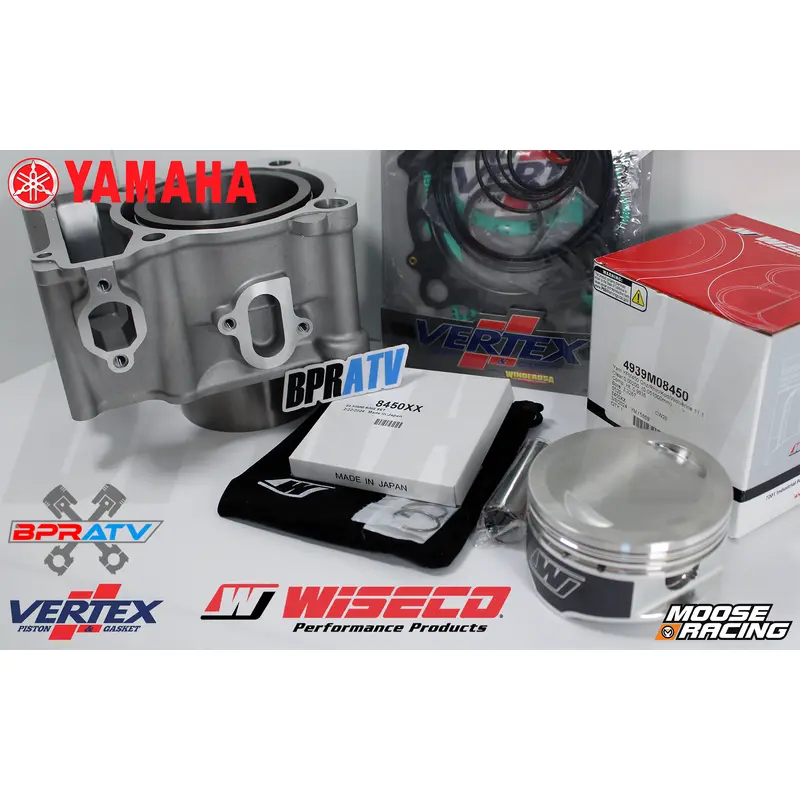 Yamaha Wolverine 450 Top End Rebuild Repair Kit Wiseco Piston Gaskets Cylinder