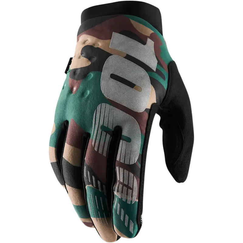 100% Brisker Gloves - Camo - Small 10003-00005