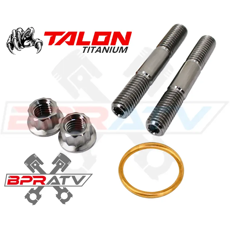 BPRATV TITANIUM Exhaust Studs Manifold Gasket Repair Kit HONDA TRX450R TRX 450R