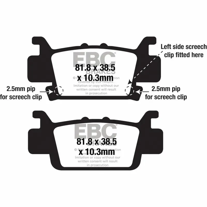 EBC Standard Brake Pads | FA703SV