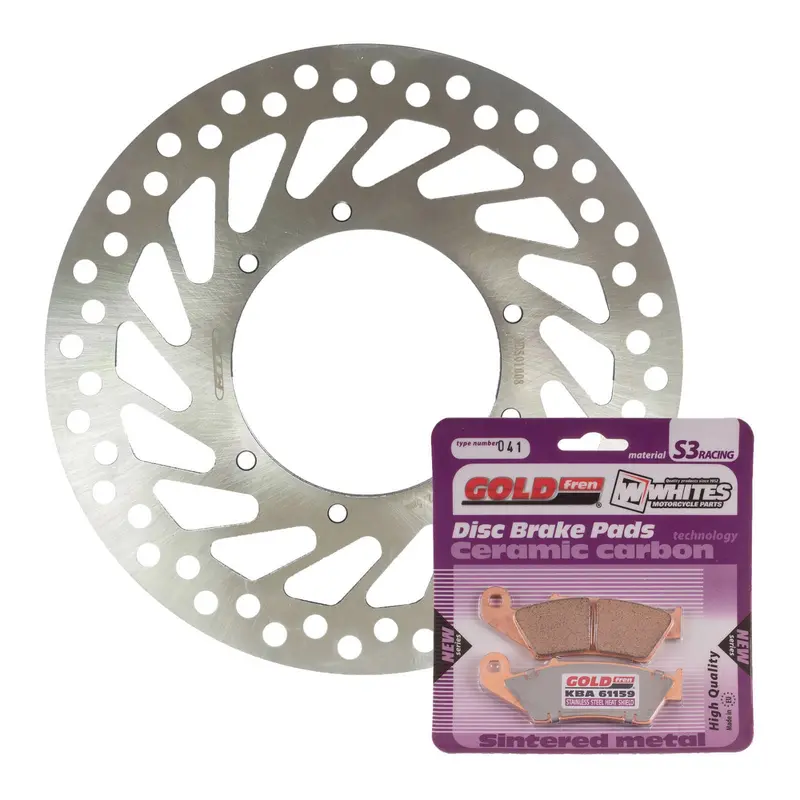 BRAKE ROTOR & PAD FRONT KIT - HON CRF450R 02-14 #MDKF01004
