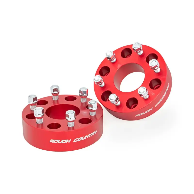 2 Inch Wheel Spacers | 6x5.5 | Red | Chevy/GMC 1500 Truck & SUV  | 1101RED