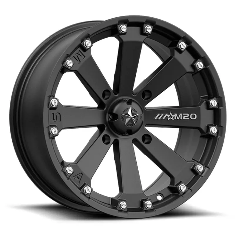 M20 KORE 14X7 4X110 MATTE BLACK -52MM