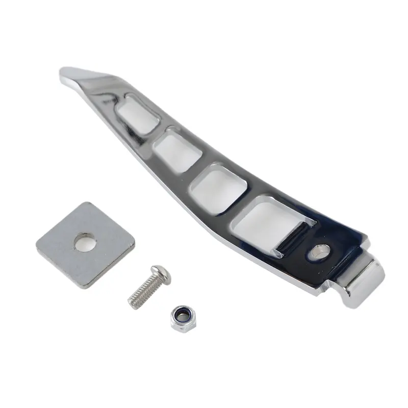 Motorcycle Chrome Stand Kickstand Extension Foot Pedal For Harley Dyna 93-17