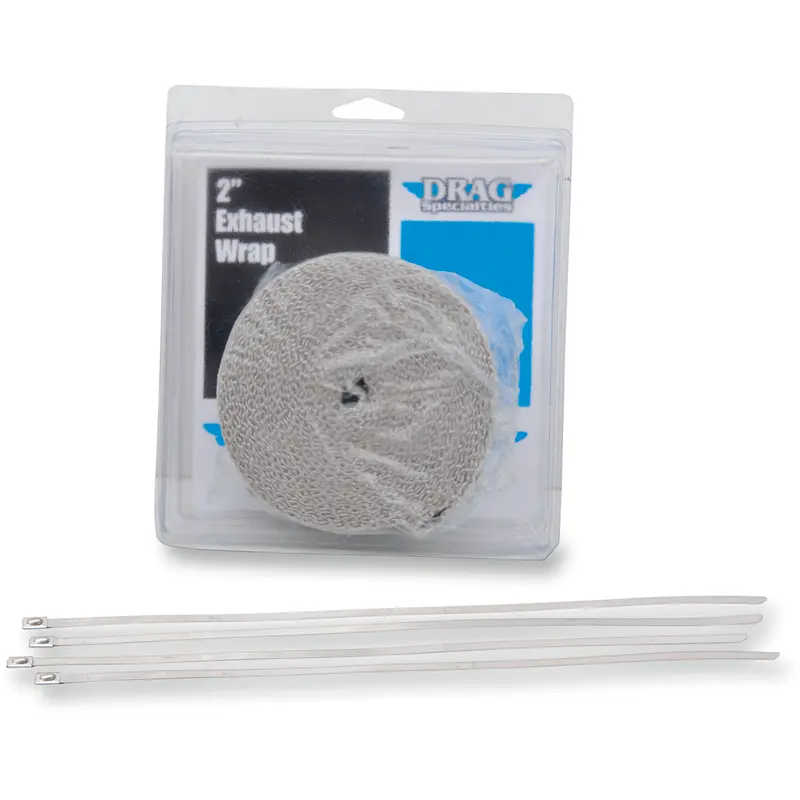 DRAG SPECIALTIES Exhaust Heat Wrap Kit with Ties - Tan - 2" x 25' 525-2004