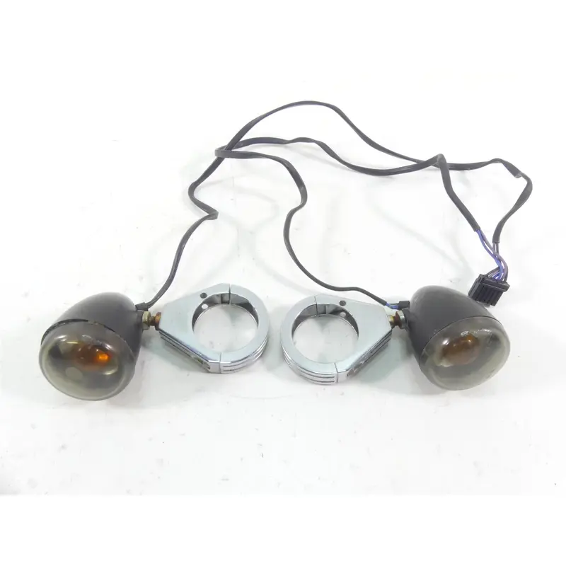 2006 Harley VRSCD Night V Rod Front Smoked Blinker Turn Signals - Read 68804-06