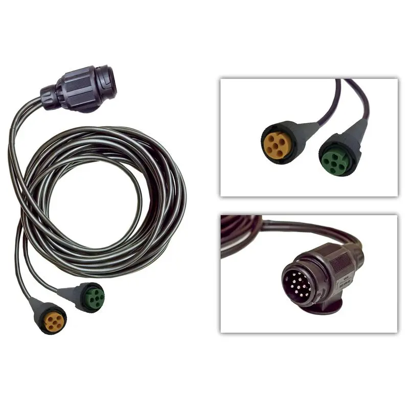 Cable Kit 5M, 13 Pin Male - 5 Pin Female - Sparex Part No. S.164646