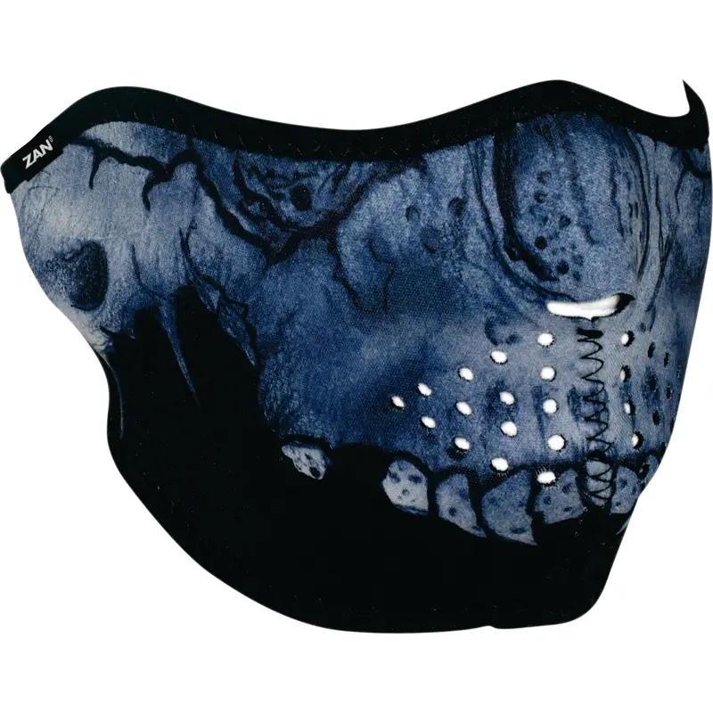1/2 Face Mask Midnight Skull