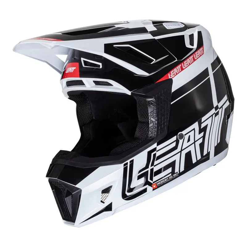 Leatt 7.5 Helmet Kit - Black / White