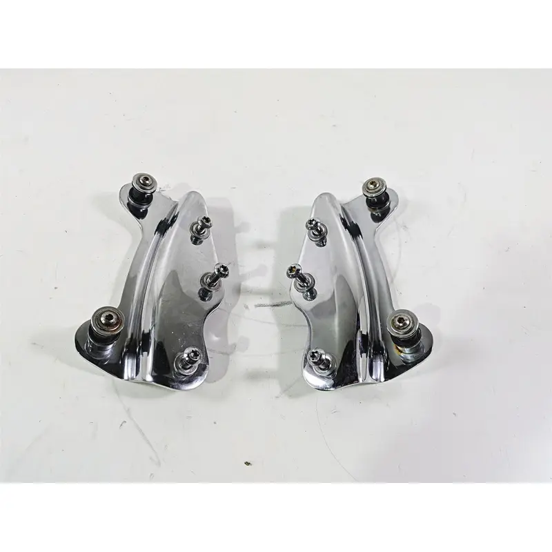 2010 Harley Touring FLHX Street Glide Chrome Quick Release Mount Set 52300353
