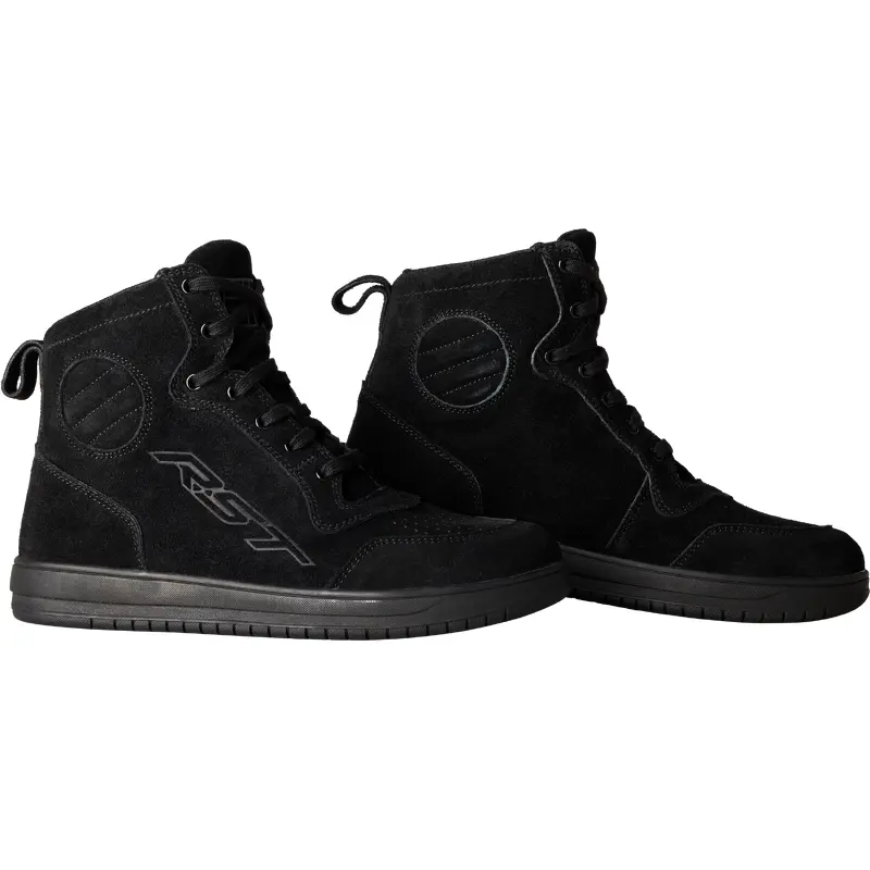 Hitop Moto Sneaker Ce Boot Black Suede  Sz 9