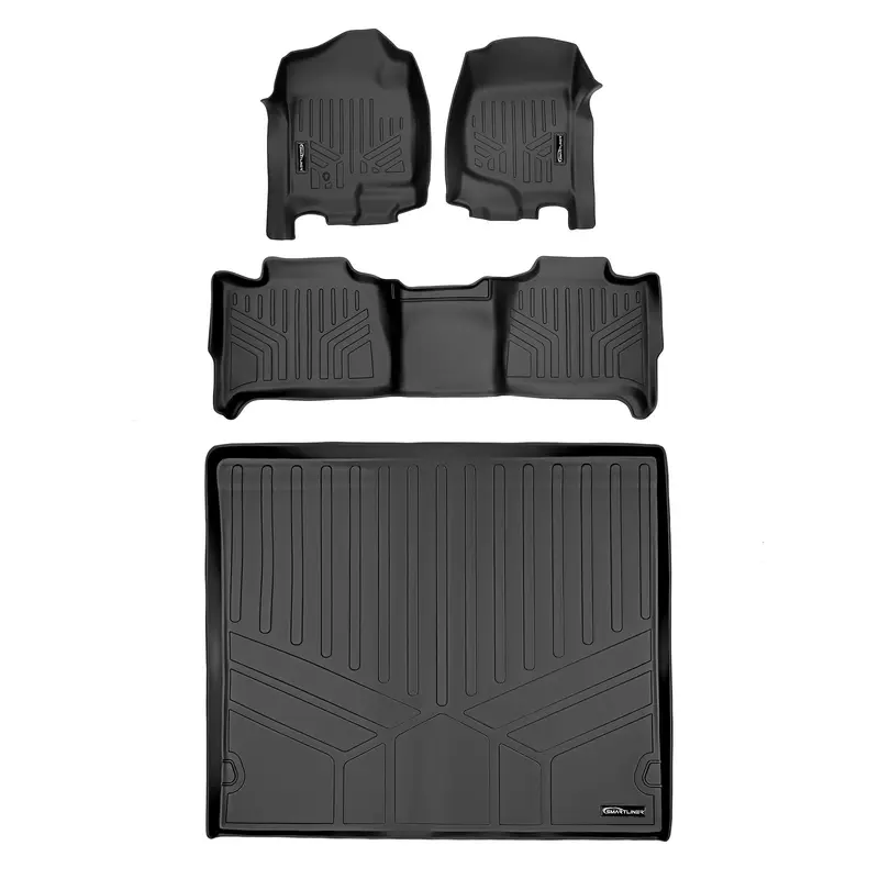 Smart Trim Custom Fit Floor Liners For 2007-2008 Tahoe / Yukon (without 3rd Row Seats)