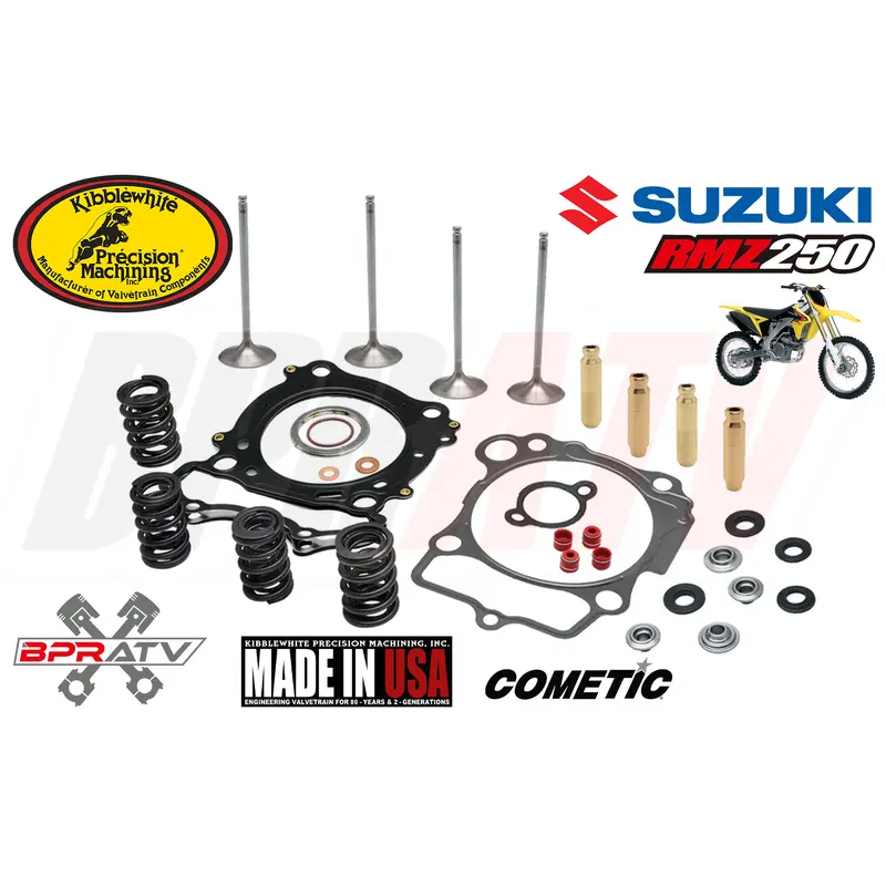 04-06 Suzuki RMZ250 RMZ 250 RM-Z250 Kibblewhite Valves Cylinder Head Service Kit