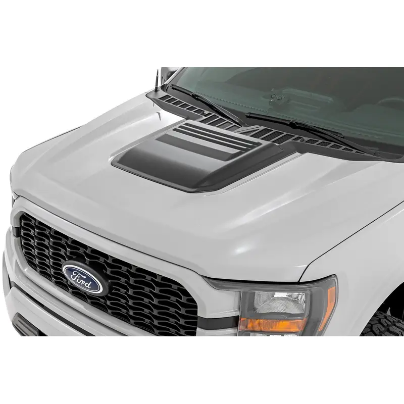 Hood Scoop | DB Shelter Green | Ford F-150 2WD/4WD (2021-2025) | HS30010-DB