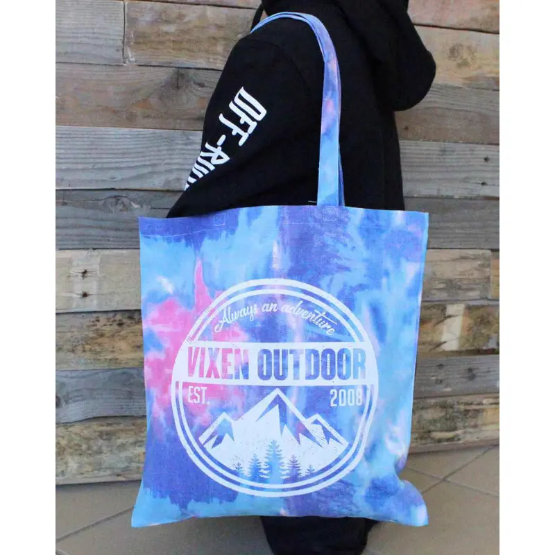 Vixen Outdoor Tie Dye Canvas Tote - Candy