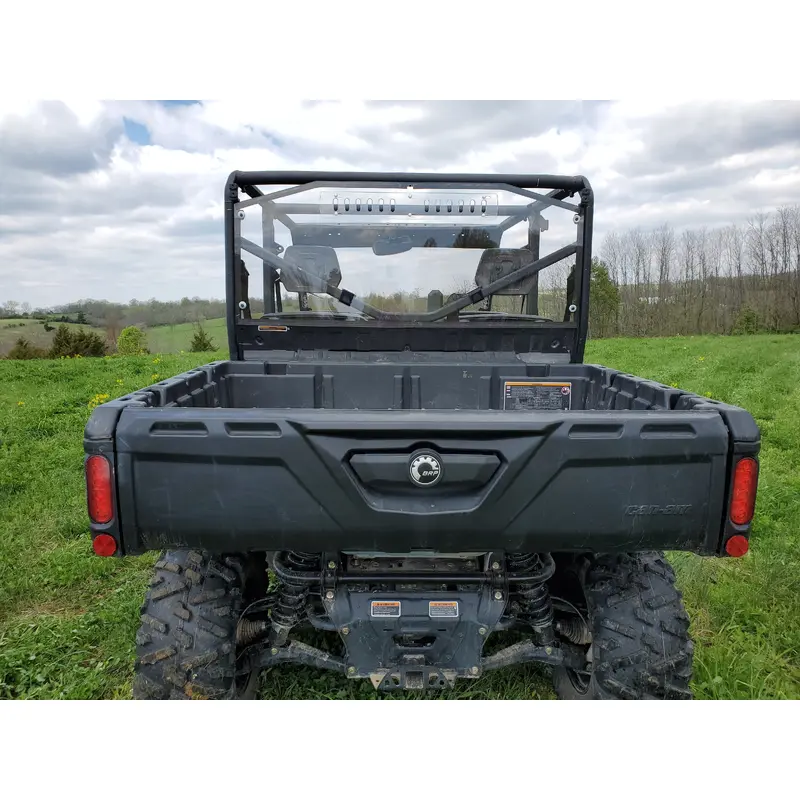 Can-Am Defender Max 4 - 1 Pc Lexan Back Panel w/Vent Option