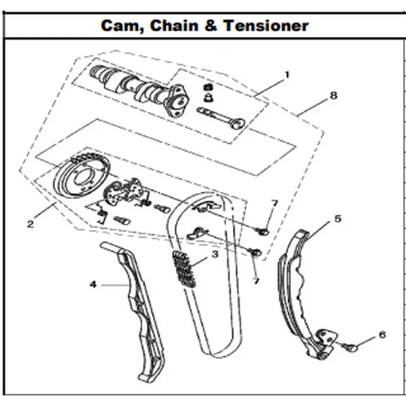 HiSUN - Timing Chain Guide - P0160001452B0000