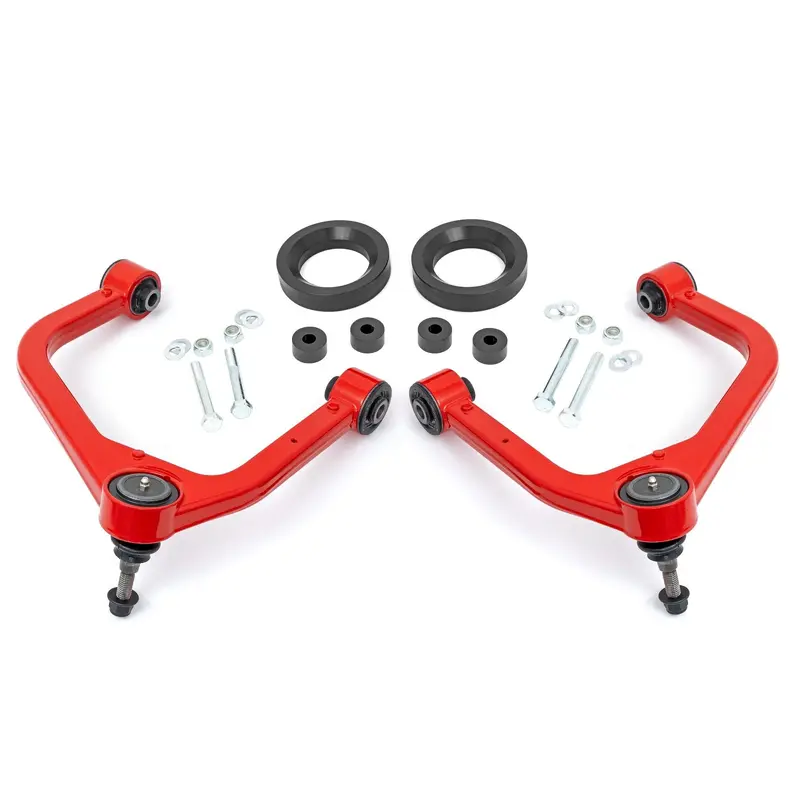 1.75 Inch Leveling Kit | Forged Red UCA | AT4 | GMC Sierra 1500  (2019-2025 & Classic) | 1325RED