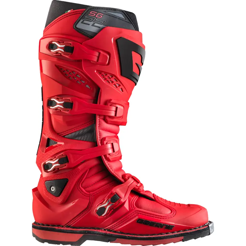 GAERNE SG 22 Boots Red Size 08 - High-Performance Riding Footwear