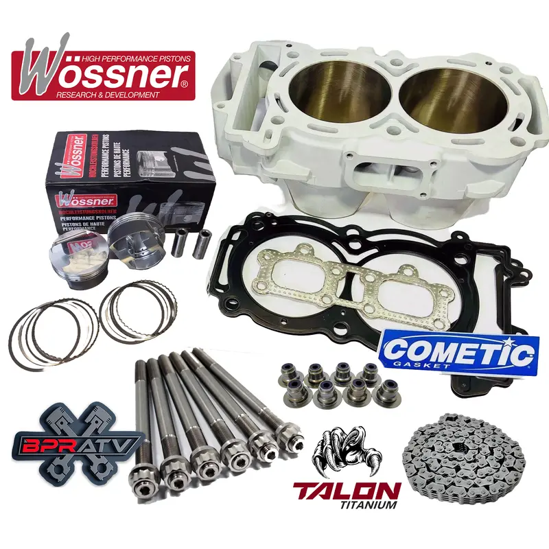 RZR XP 900 96mm Big Bore Cylinder 935cc 12:1 WOSSNER Pistons Top End Rebuild Kit