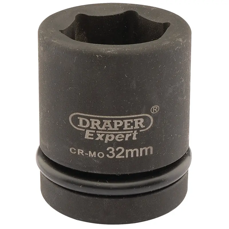 Draper Expert Hi-Torq 6 Point Impact Socket, 1" Sq. Dr., 32mm - 425-MM