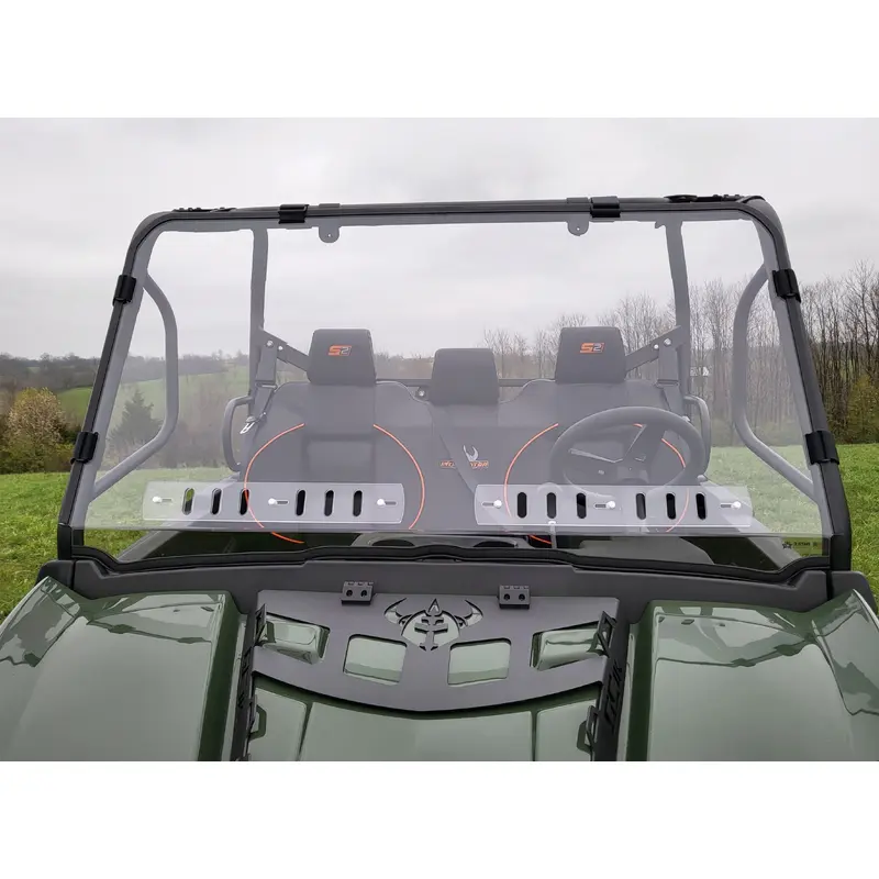 Intimidator GC1K 3-Seater - 1 Pc Windshield with Vent, Clamp, and Hard Coat Options