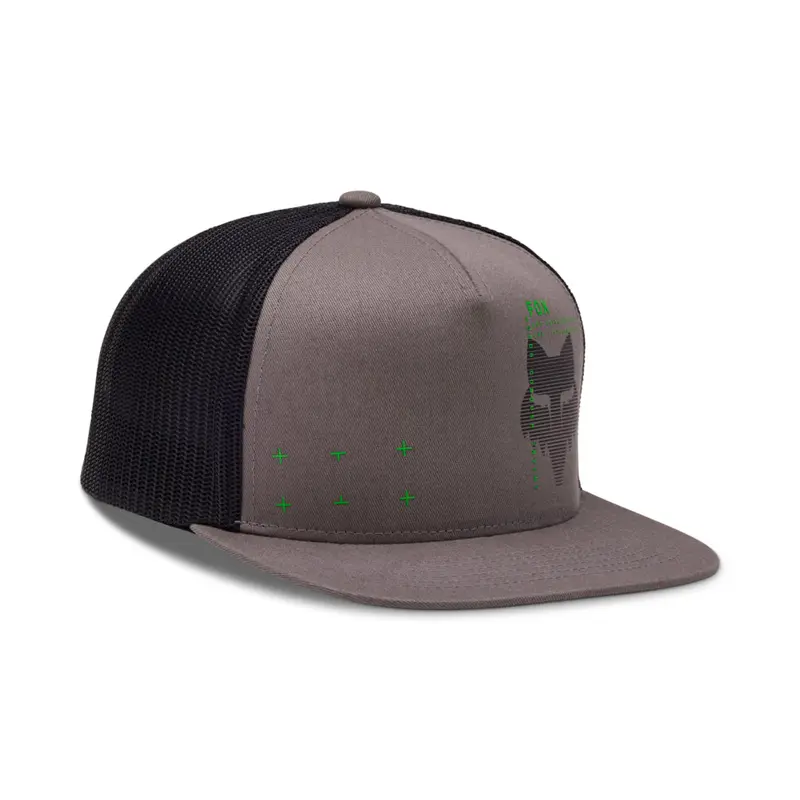 FOX DISPUTE SNAPBACK HAT [PEWTER]