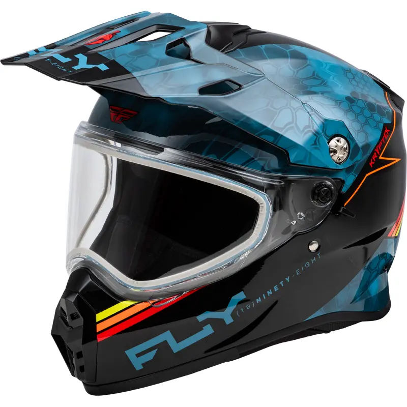 Trekker Cw Conceal Helmet Dual Shld Slate/Black/Red 2x