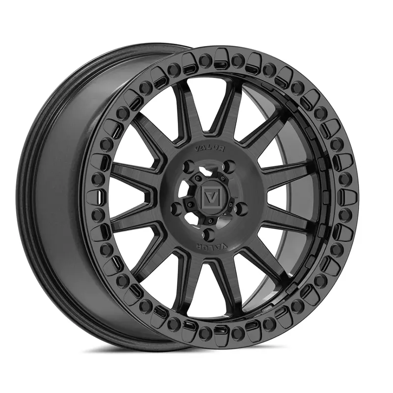 V09 BEADLOCK FLOW FORM 17X8 +40 4X156 BRUSHED CHARCOAL