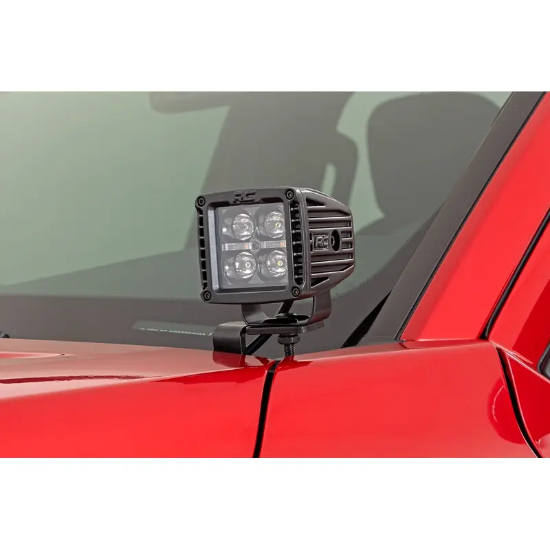 LED Light Kit | Ditch Mount | 2" Black Pair | Amber DRL | Toyota Tacoma (24-25) | 72104