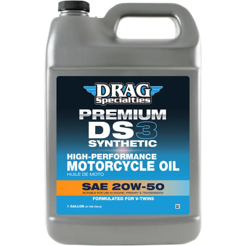 Huile  moteur de Moto DS3 Premium entirement Synthetic 20W-50 - Drag Specialties