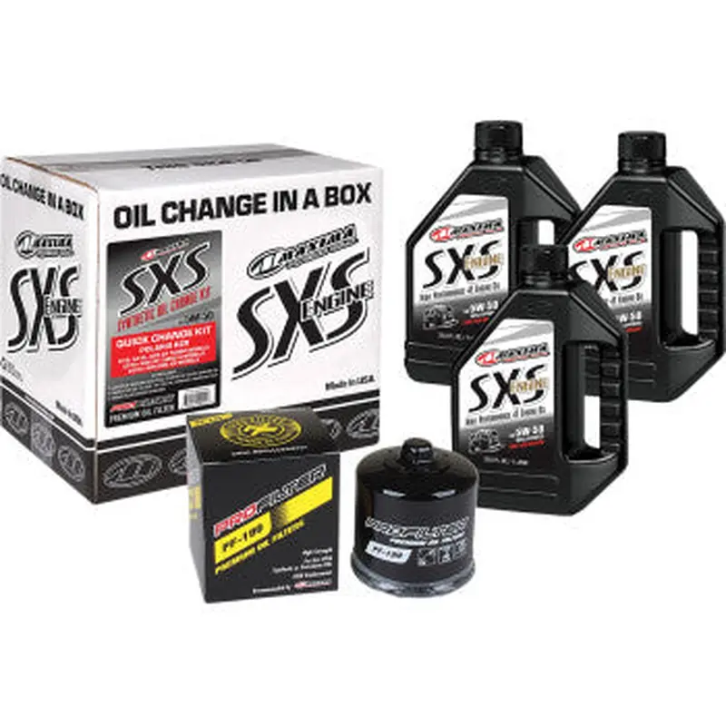 MAXIMA SXS/UTV Synthetic Quick Oil Change Kit Polaris Turbo - 5W-50 90-189013-TXP