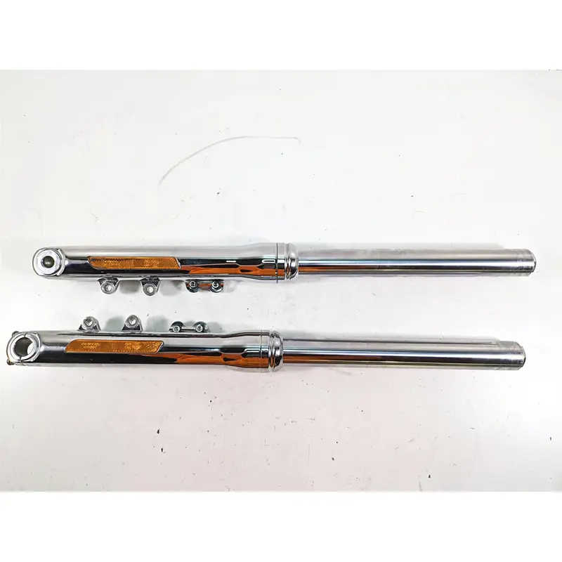 2009 Harley Dyna FXDFSE CVO Fat Bob Showa Dual Disc Front Fork Leg Set 48780-09