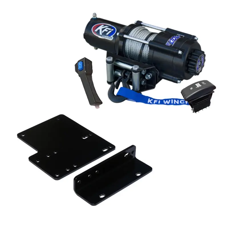 KFI Winch & Winch Mount Kit Kawasaki Mule 4000/4010 4x4, Mule 4010 Diesel 4x4