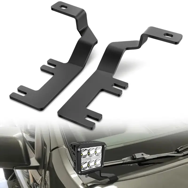 Ditch Light Hood Hinges Mounts For 2015-2022 Chevy Colorado 2015-2021 GMC Canyon