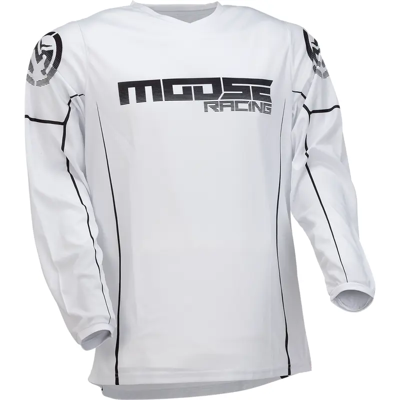 MOOSE RACING Qualifier? Jersey - Black/White - XL 2910-7191