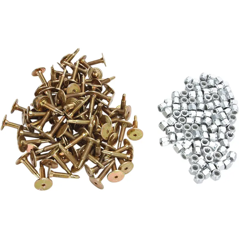 STUD BOY Studs with Locknuts - 1.375" - 96 Pack 2166-P3