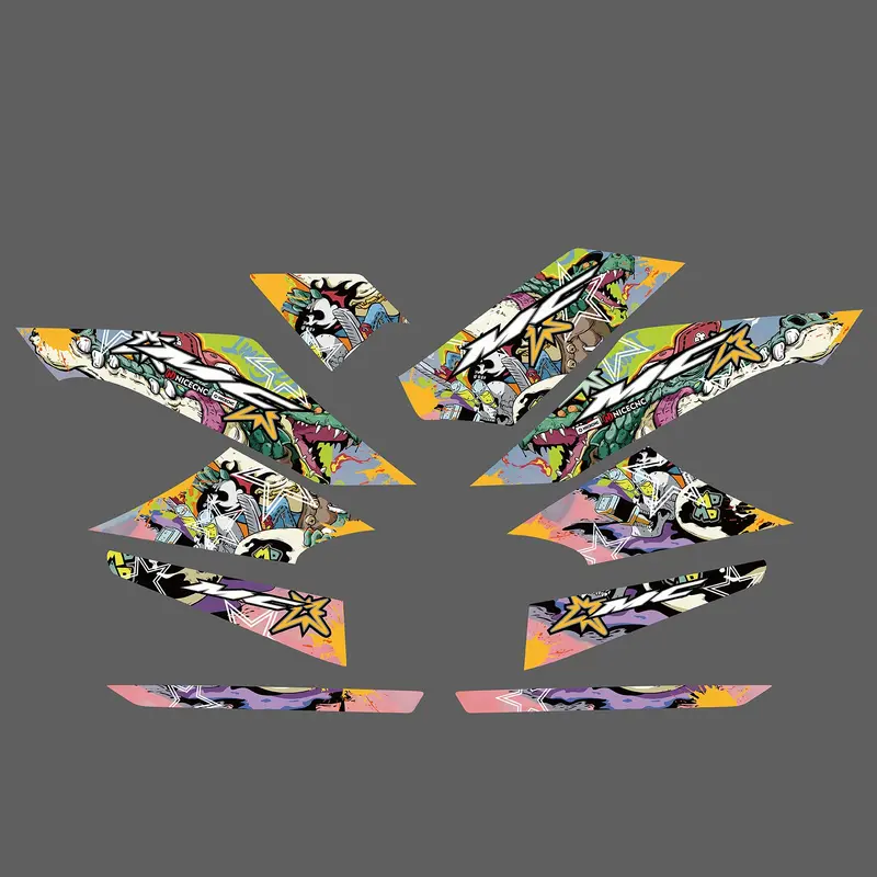 ATV Full Graphics Decals Stickers Kit For BODE MC-258 All Years