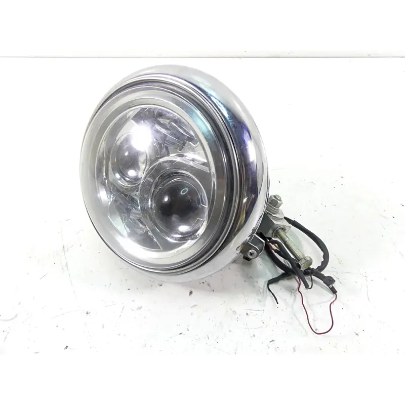 2011 Harley Softail FLSTF Fat Boy Headlight Head Light Lamp Led Lens 69748-05B